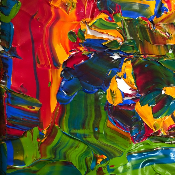 Acrylic Paint Pour Skin, colorful two sided design - Picture 8 of 8